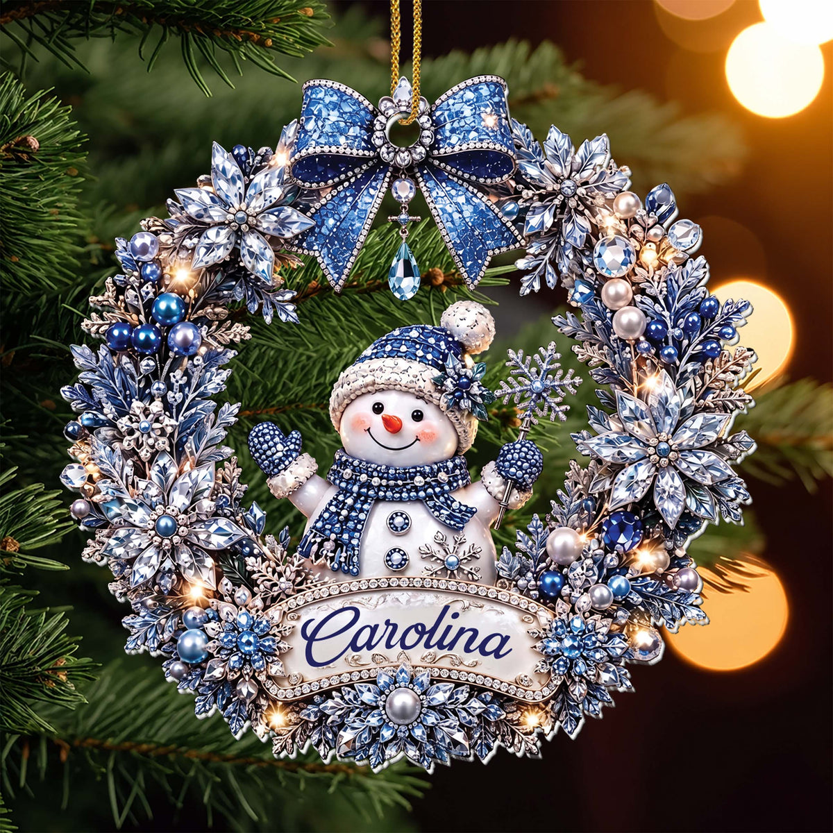 Personalized Gift for Christmas - Personalized Custom Acrylic Ornament, Christmas Gift - XMAS014_ACO