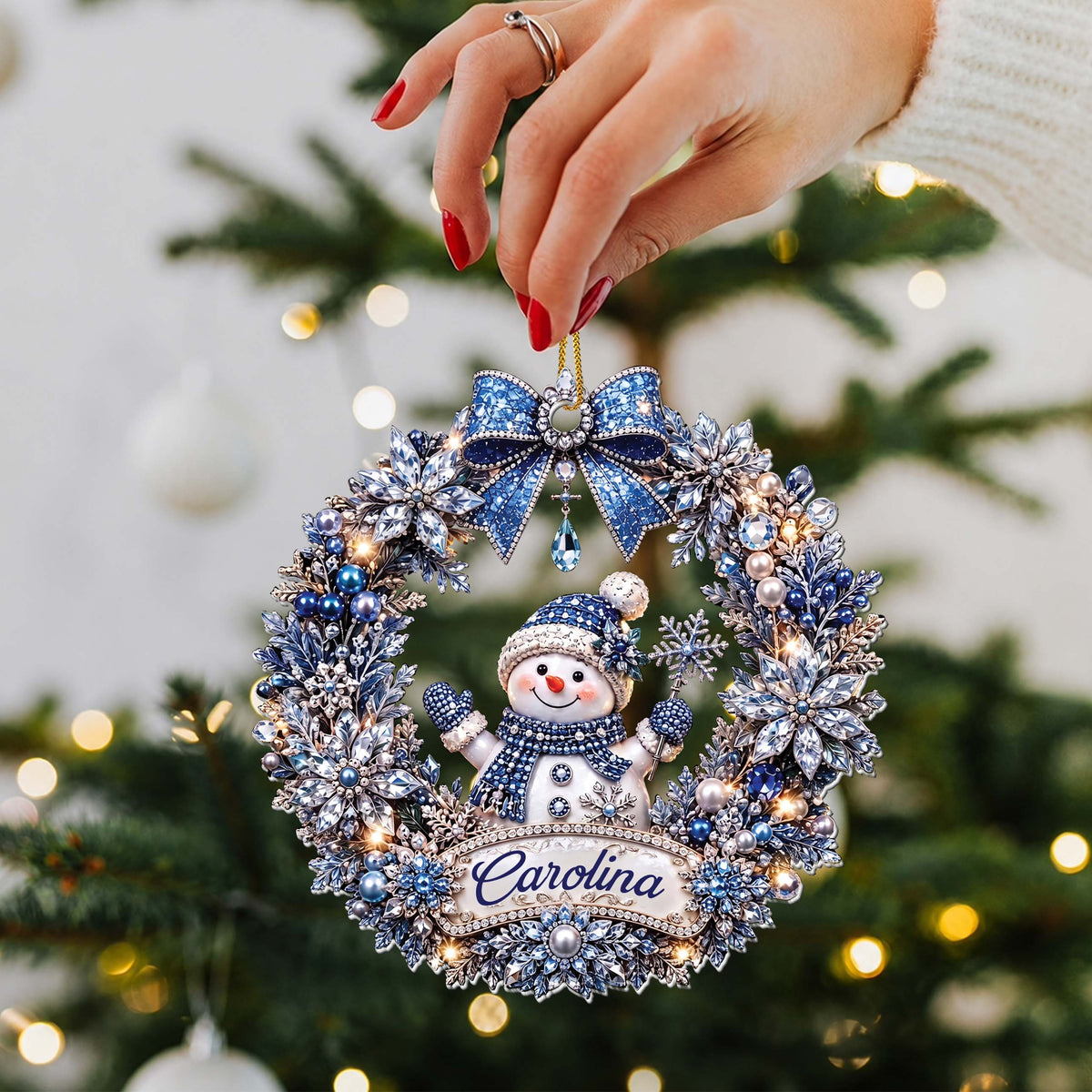 Personalized Gift for Christmas - Personalized Custom Acrylic Ornament, Christmas Gift - XMAS014_ACO