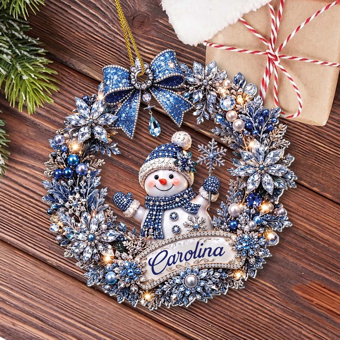 Personalized Gift for Christmas - Personalized Custom Acrylic Ornament, Christmas Gift - XMAS014_ACO