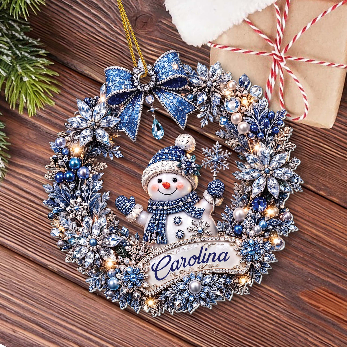 Personalized Gift for Christmas - Personalized Custom Acrylic Ornament, Christmas Gift - XMAS014_ACO