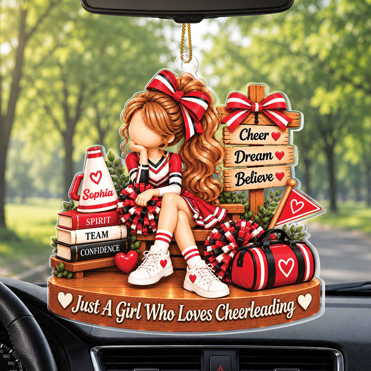 custom tên, cho 3 4 option màu chi đó phổ biến của cái bọn cổ vũ ni á - Personalized Custom Acrylic Ornament, Christmas Gift - SPT001_ACO