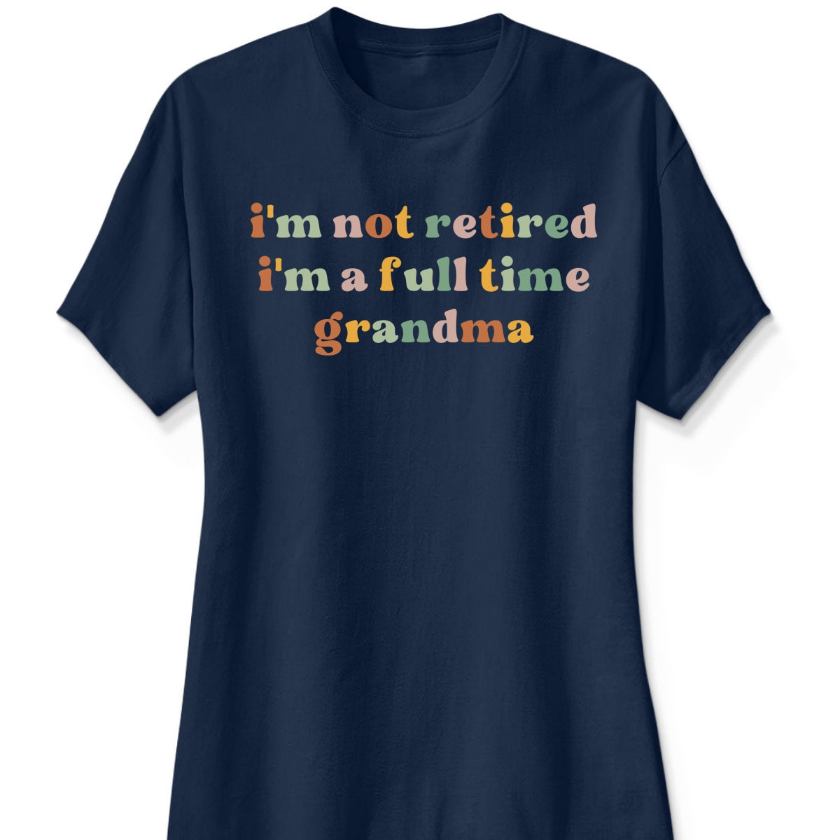 Rainbow Text Dark Shirt