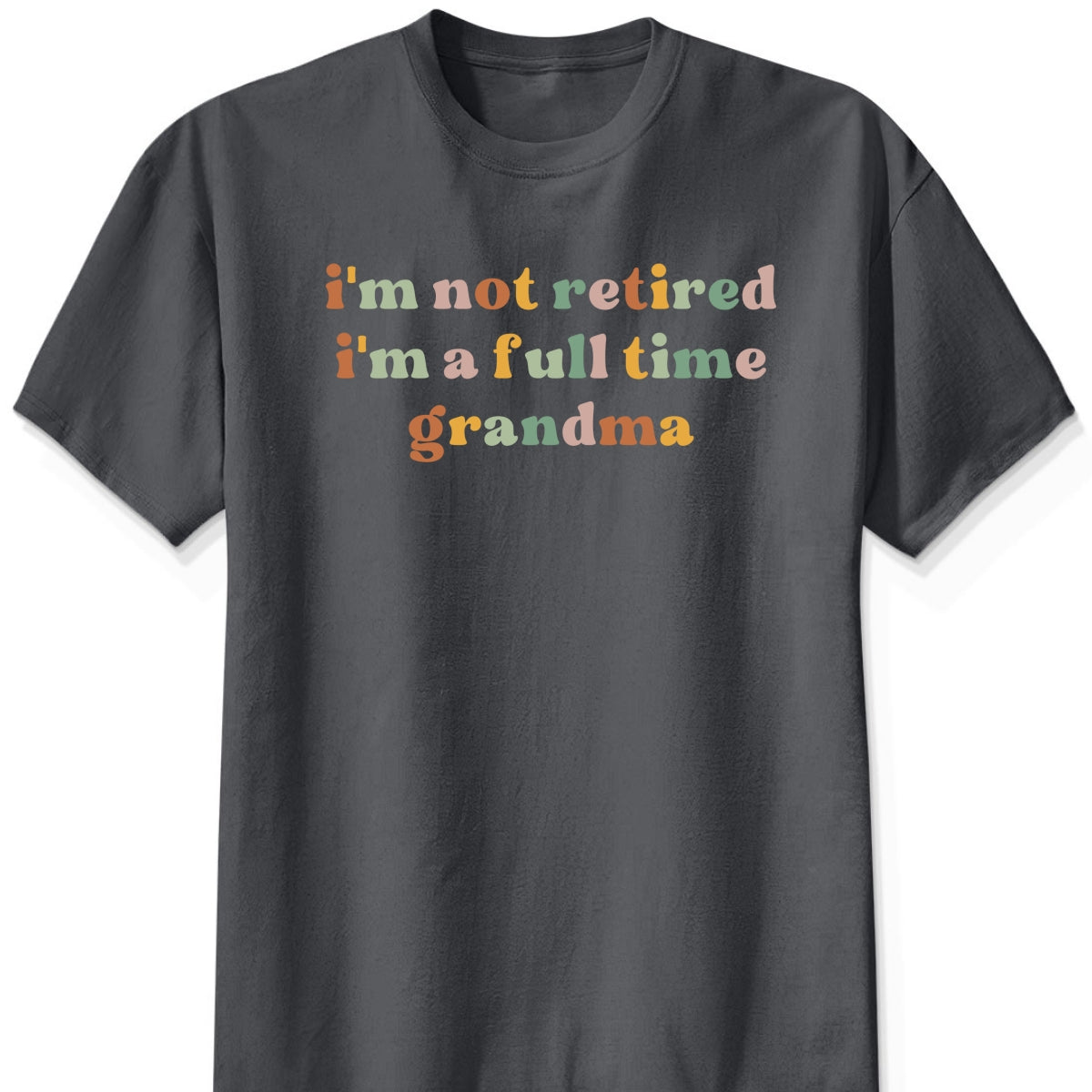 Rainbow Text Dark Shirt
