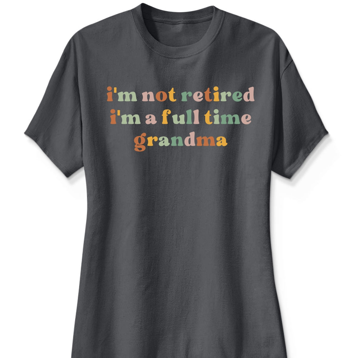 Rainbow Text Dark Shirt