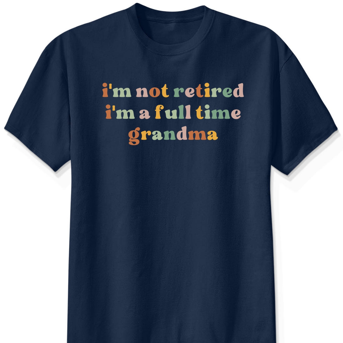 Rainbow Text Dark Shirt