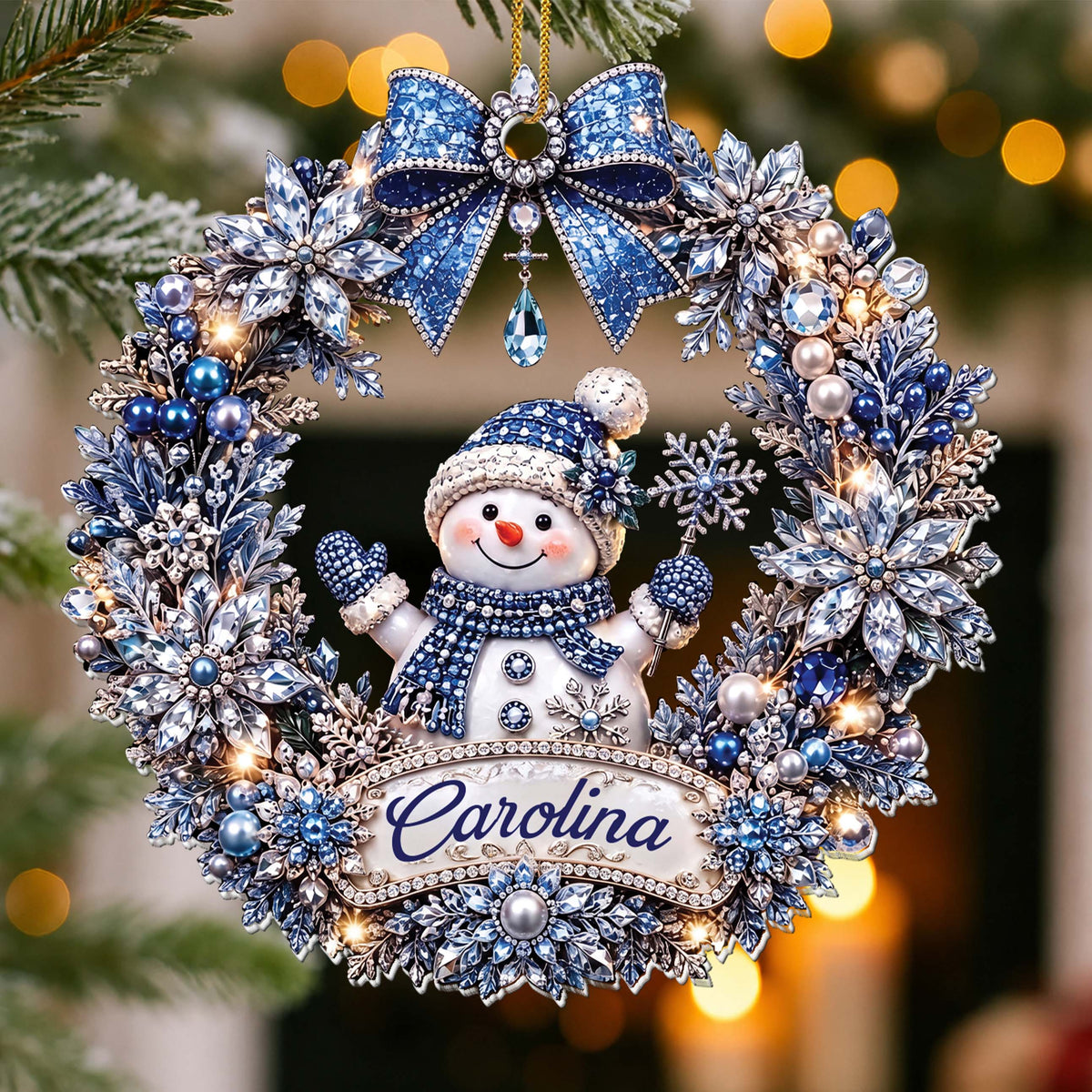 Personalized Gift for Christmas - Personalized Custom Acrylic Ornament, Christmas Gift - XMAS014_ACO