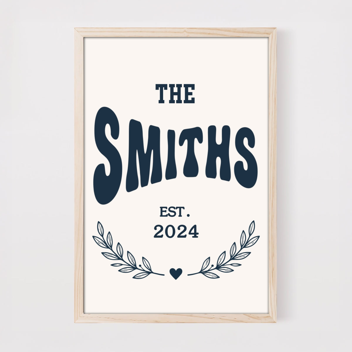 Custom Warped Text Poster