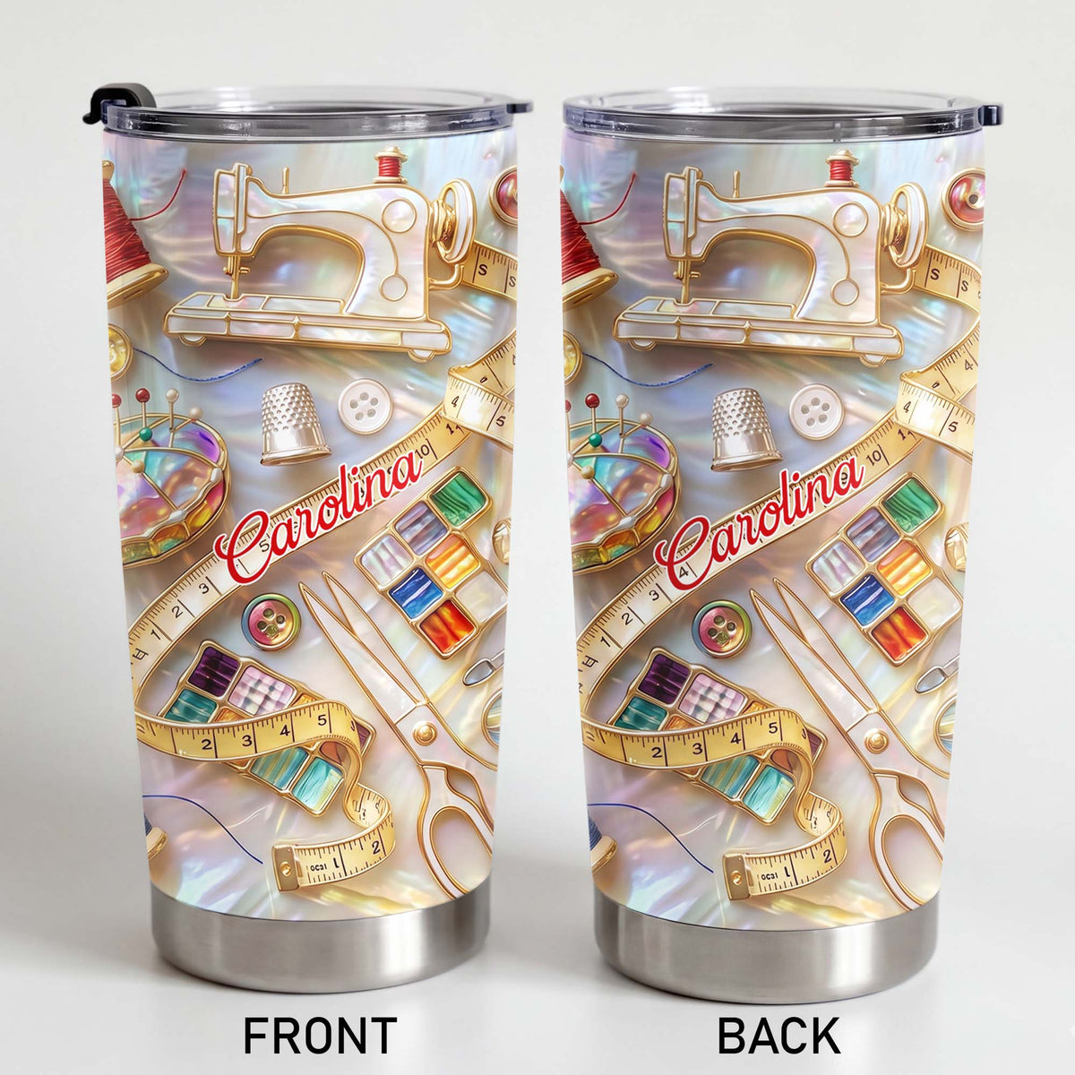 Personalized Gift for Professionals - Personalized Custom Stainless Steel Tumbler 20oz - JBS010_TB