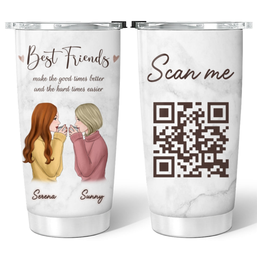 Best Friends QR Code Tumbler