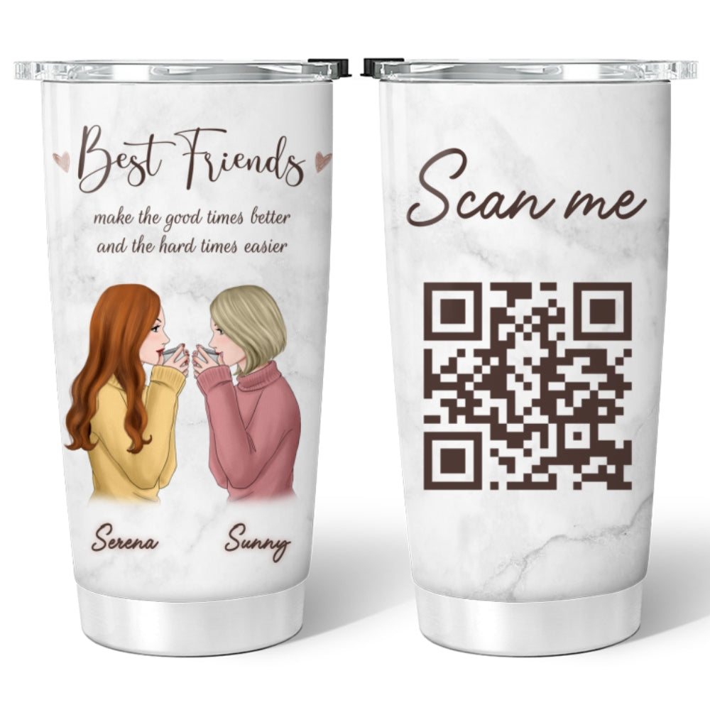 Best Friends QR Code Tumbler